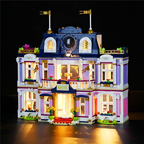LED Beleuchtung Licht Set Für Lego 41684 Friends Heartlake City Hotel, für Männer und Frauen Spielzeug Geschenk, Beleuchtungsset Kompatibel mit Lego 41684(Nicht Enthalten Modell)