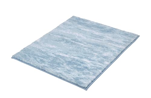 Kleine Wolke Badteppich Nevoa, 60x60 cm, Hellblau