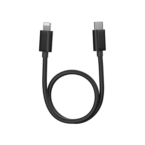 FIIO LT-LT3 USB Typ C auf Lightning-Kabel, 0,2 m, unterstützt verlustfrei für iOS/Kopfhörer-Verstärker