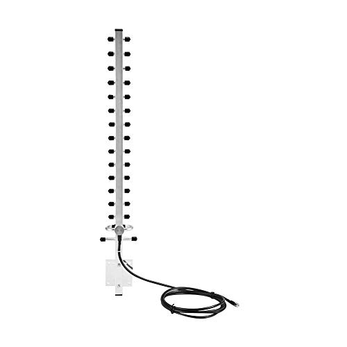 2.4G WiFi-Antenne Yagi-Antenne, vielseitige Hochleistungs-Richtungs-WLAN-Antenne, RP-SMA-Anschluss 2.4G 25-dBi-Richtungs-Funkantenne 2M-Kabel für WLAN-Router im Freien