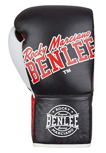 BENLEE Rocky Marciano Unisex – Erwachsene Big BANG Leather Contest Gloves, Black, 10 oz L