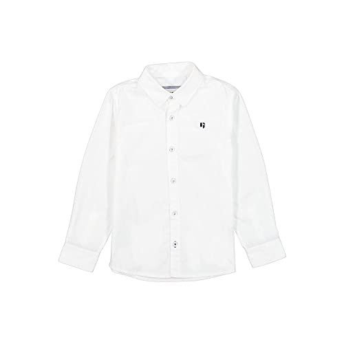 Garcia Kids Jungen Shirt Long Sleeve Hemd, White, 116/122