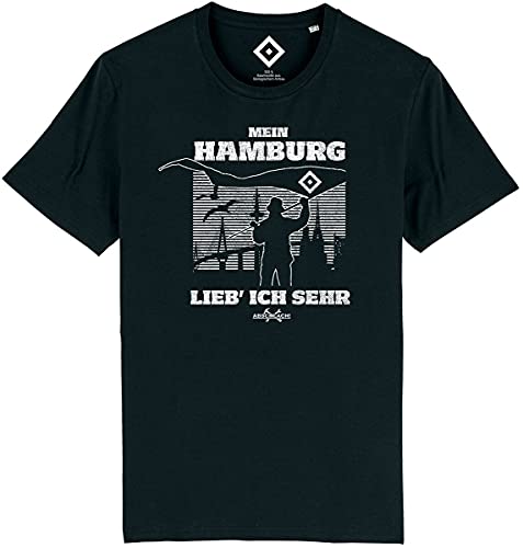 Hamburger SV Mein Hamburg - Abschlach! Männer T-Shirt schwarz 4XL