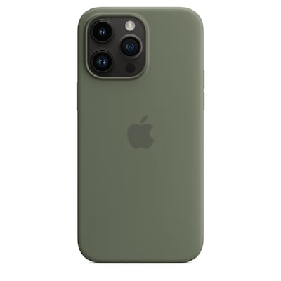 Apple iPhone 14 Pro Max Silikon Case mit MagSafe - Oliv ​​​​​​​