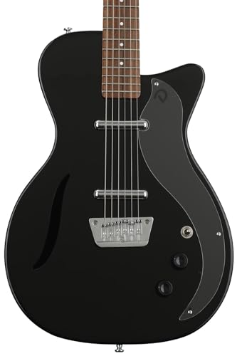 Danelectro '56 Vintage Bariton Gitarre ~ glänzend schwarz