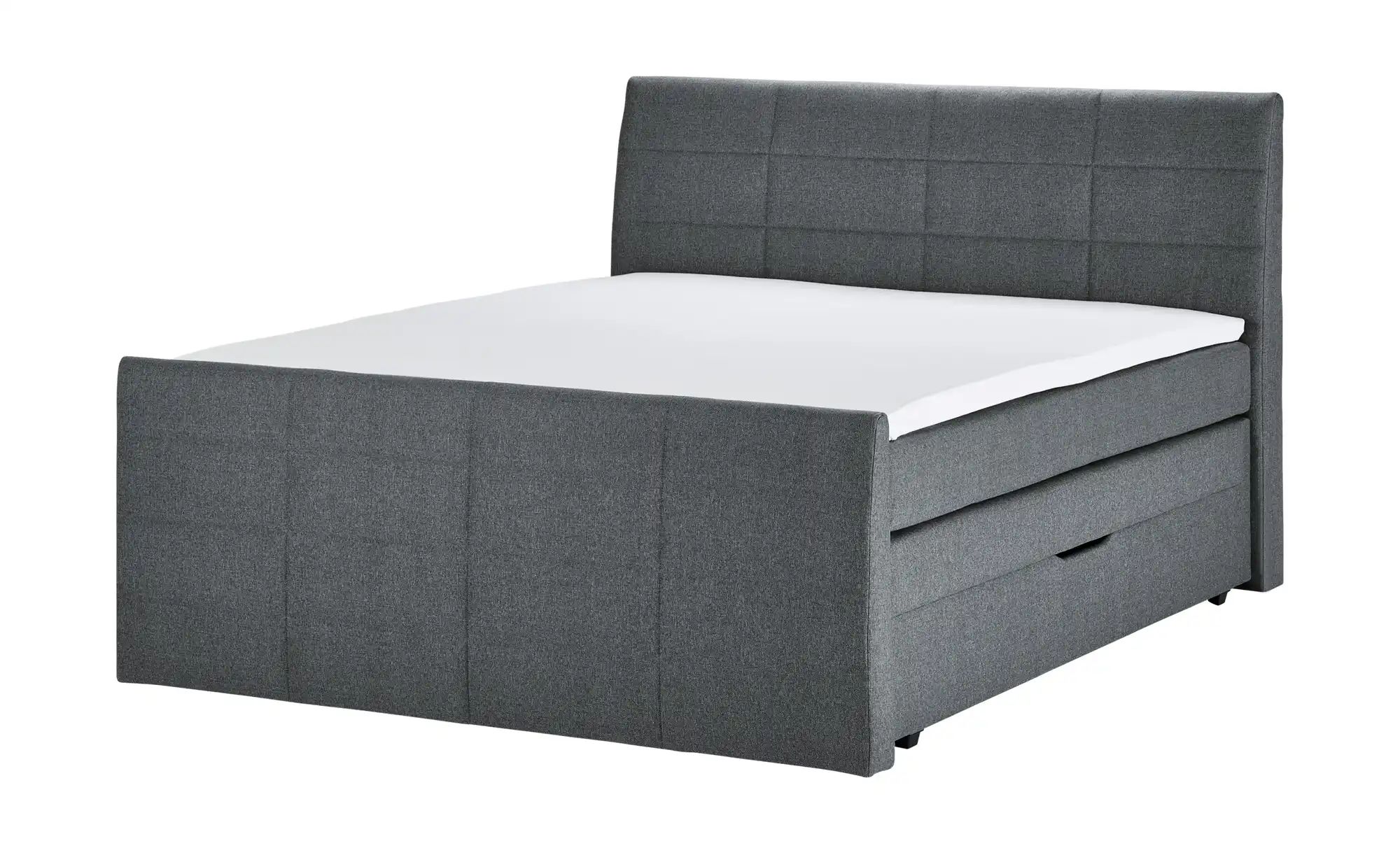 Boxspringbett ¦ grau ¦ Maße (cm): B: 188 H: 124 Betten > Boxspringbetten - Möbel Kraft 5