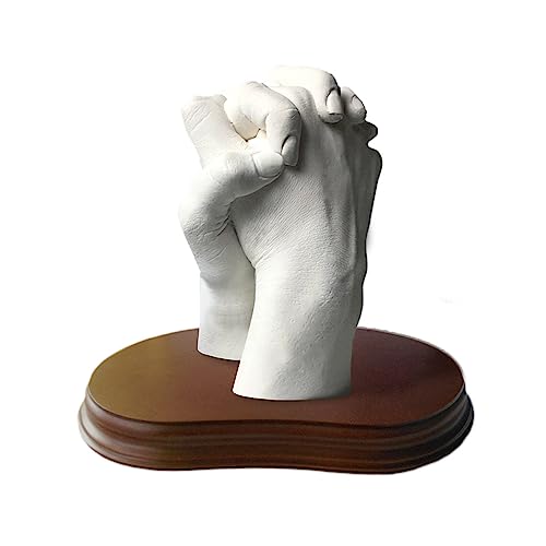 Machen Sie eine 3D-Skulptur aus Ihren Händen, alles, was Sie für 3D-Drucke benötigen. Perfektes Geschenkset für Hochzeiten, Taufen, Muttertag, Vatertag, Weihnachten, Jubiläum, etc. 2 Hände (mit Ständer)