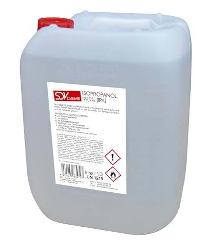 SDV Chemie Isopropanol Isopropylalkohol IPA 2-Propanol 99,9% 3X 10 Liter 30L Cleaner