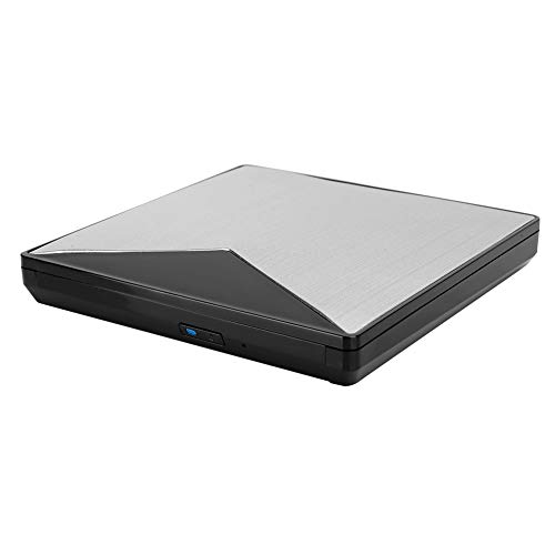 Externes DVD-Laufwerk aus Aluminiumlegierung, Tragbares CD/DVD +/-RW-Laufwerk/DVD-Player für Laptop, CD-ROM-Brenner, USB3.0-Desktop-Notebook, USB-Port-Schnittstelle