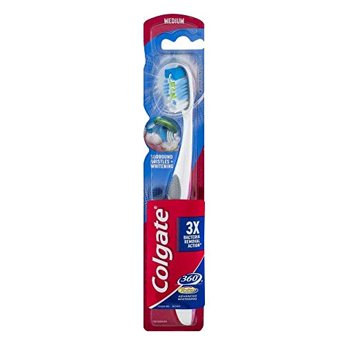 Colgate 360 Total Advanced Full Head Toothbrush, Medium by Colgate