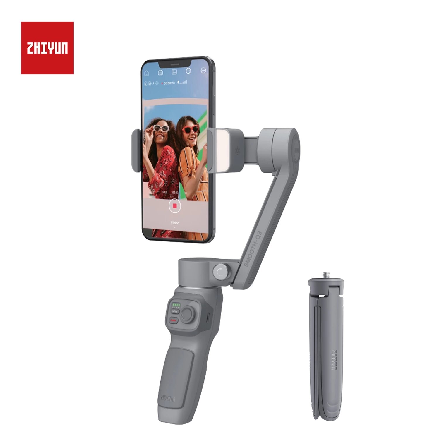 ZHIYUN SMOOTH Q3 Gimbal Smartphone 3-Achsen Handy Gimbals Stabilisator für iPhone 14 pro max für Xiaomi Huawei für Samsu
