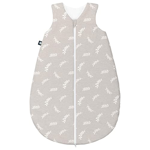 Julius Zöllner Baby Sommerschlafsack aus 100Prozent Jersey Baumwolle, Größe 98 , Standard 100 by OEKO-TEX, Twiggy