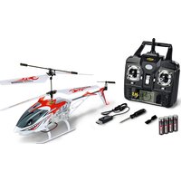 Carson 500507161 Easy Tyrann 250 rot – Ferngesteuerter Helikopter, Robustes RTF (Ready to Fly) Modell für Einsteiger, inklusive Batterien, für Kinder ab 12 Jahren