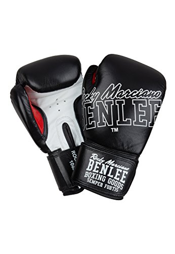 BENLEE Rocky Marciano Rockland Boxhandschuhe, Black/White, 14 oz