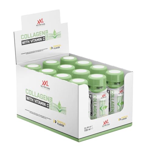 XXL Nutrition - Kollagen Shot - Kollagen Drink, Collagen Drink - 12 pack