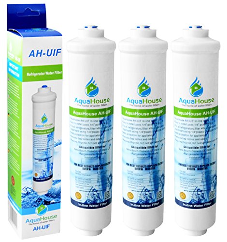 3x Aquahouse UIFS kompatibel Kühlschrank Wasserfilter für Samsung DA29-10105J HAFEX/EXP WSF-100 Aqua-Pure Plus (nur externer Filter)