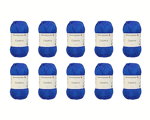 Schachenmayr Sparset Catania Wolle im 10er Pack in Royal-Blau