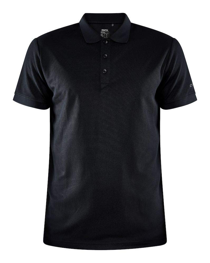 Craft Herren Core Unify Poloshirt Polohemd, schwarz, XL