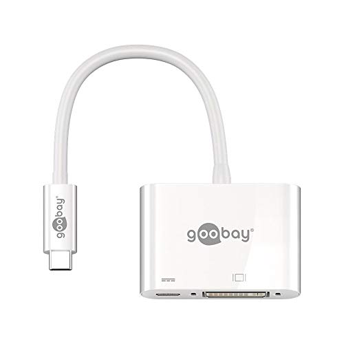 Goobay TV, Monitor Adapter [1x USB-C™ Stecker - 1x DVI-Buchse 24+5pol., USB-C™ Buchse]