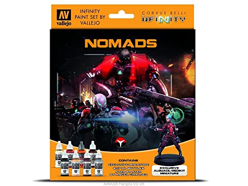 Vallejo Model Color Figures 70233 Infinity Nomads Exclusive Miniature Paint Set