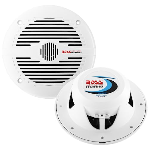 Boss Audio MR60W Weiß 200W Marine Breitbandlautsprecher