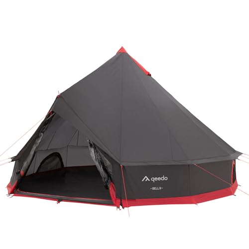 Justcamp Bell 8 Tipi Zelt für Gruppen, Familien oder Camping bis zu 8 Personen