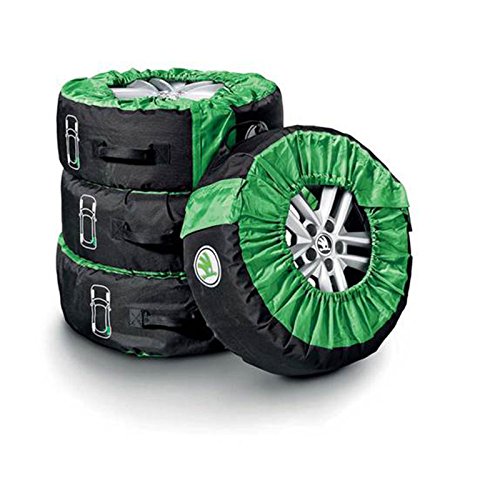 Skoda 000073900L Reifentasche für Kompletträder bis 18 Zoll Schutztasche Reifen Räder Lagerung