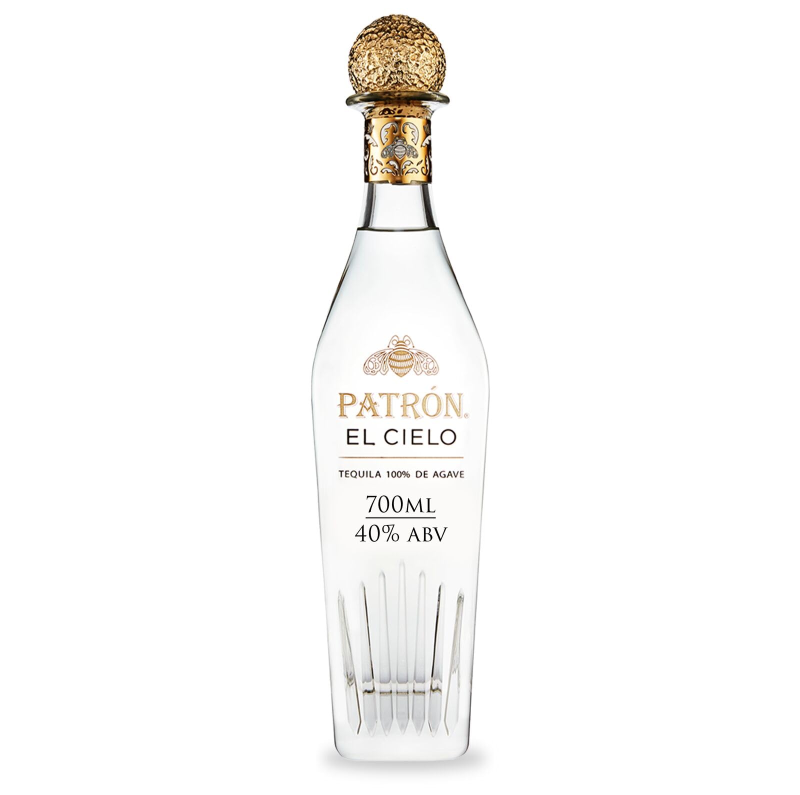 PATRON EL CIELO Premium Silver Tequila, Alkohol aus 100% Weber Blue Agave, wird in kleinen Chargen in Mexiko handgefertigt, 40% Alkoholgehalt, 70cL / 700mL