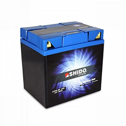 Shido LITHIUM-IONEN Batterie YIX30L-BS 12 Volt, SHIDO Motorrad Batterie | LiFePO4 | LI-YIX30L-BS passend für Harley Davidson FLHX 1584 Street Glide, KB4, Bj. 2007 [Preis ist inkl. Batteriepfand]