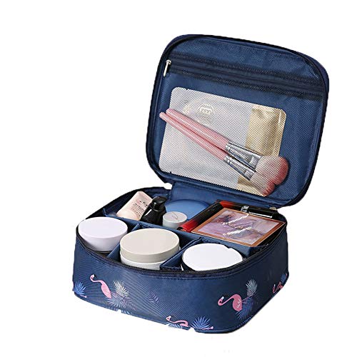 Multifunctional Cosmetic Bag Cosmetic Case, Portable Travel Cosmetic Bag Storage Bag,Women's Hand Wash Bag (24.5 * 21 * 9cm,F)