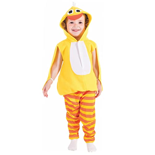 Fun Shack Gelbes Küken Kostüm für Jungen und Mädchen - 2-3 Jahre