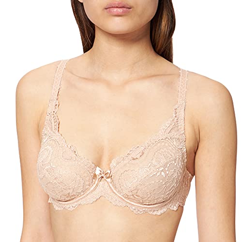 Playtex Damen Flower Lace BH, hautfarben, 95B