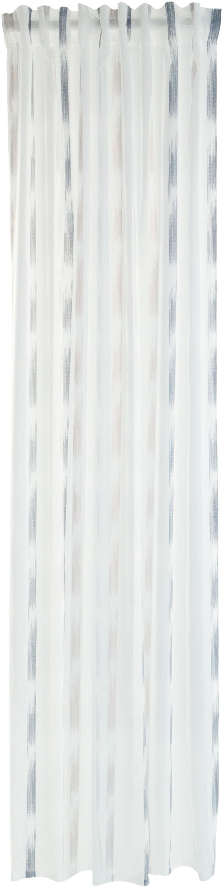 HOMING Gardine Steen, (1 St.), Vorhang mit verdeckten Schlaufen Steen grau 140x245cm
