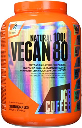 Extrifit Vegan 80 Ice Coffee, 2 kg