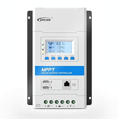 EPEVER® Triron 2210N MPPT Solarladeregler Charge Controller 20A, automatische Erkennung 12/24V max. PV-Eingangsspannung 100V