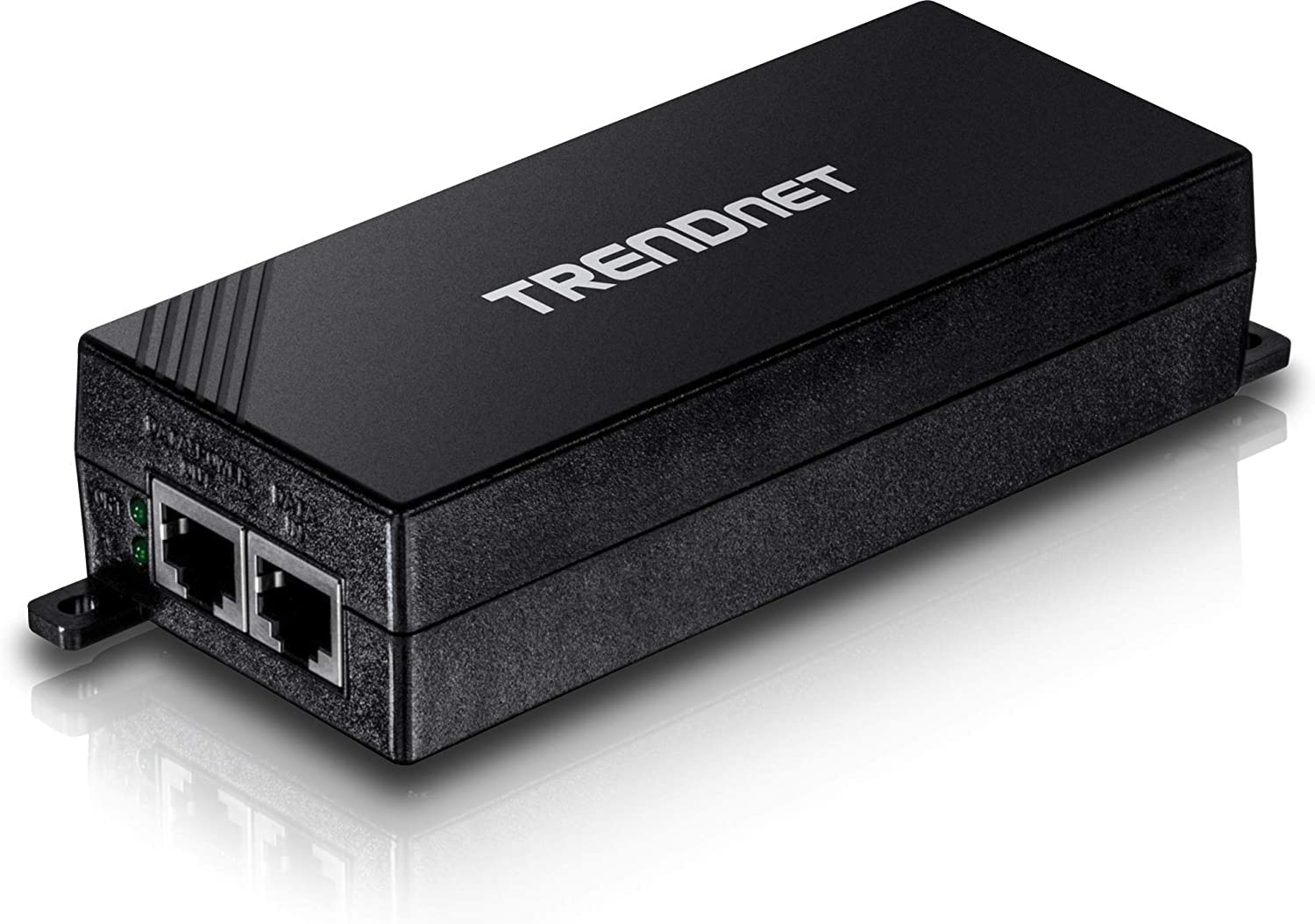 TRENDnet TPE-115GI Gigabit Power over Ethernet Plus (PoE+) Injektor wandelt nicht-PoE Gigabit zu PoE+ oder PoE Gigabit auf Netzwerk Distanzen bis zu 100 M