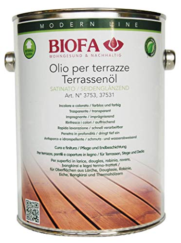 BIOFA 3753 INCOLOR 2,5 L Naturöl Terrassenöl