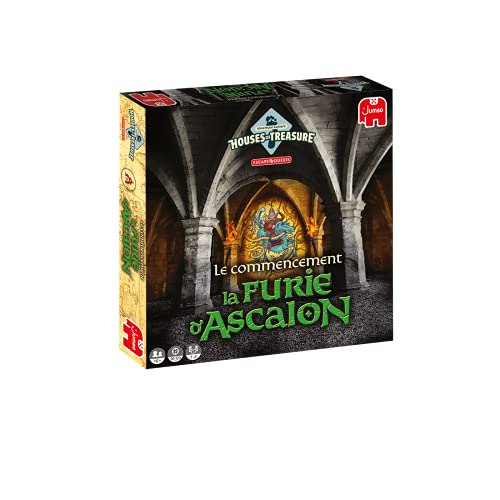 JUMBO – Escape Game Der Anfang der Furie von Ascalon – Brettspiel – zwischen Rätseln und Puzzles – Jugendliche – Erwachsene – ab 16 Jahren – für 1 bis 4 Spieler