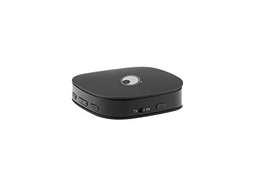 OMNITRONIC WDT-5.0 Bluetooth 5.0 Transceiver | Sender und Empfänger mit aptX HD, aptX Low Latency und Dual Link | Für Heim-Stereoanlage und Auto-Soundsysteme