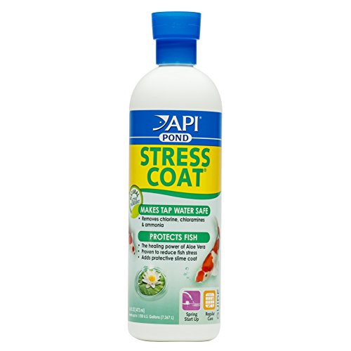 API Pond Stress Coat Teich-Wasseraufbereiter, sicher für Haustiere, wenn es nach Anleitung verwendet Wird, 473 ml Flasche