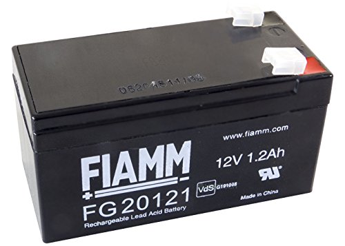 FIAMM Akku als Ersatz für FG20121 12V 1,2Ah Bleiakku BleiGel Akku (VDS)