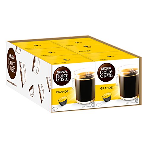 Nescafé Dolce Gusto Grande, Kaffee, Kaffeekapsel, 6er Pack, 6 x 16 Kapseln