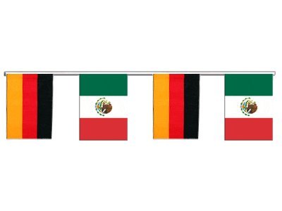 Flaggenfritze® Freundschaftskette Deutschland - Mexiko