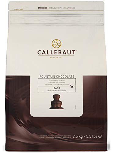 Callebaut Dark Chocolate Callets for Fountains - Pack Size = 8x2.5kg