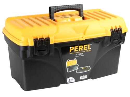 PEREL - OM21 05840 Werkzeugkiste Kunststoff, mehrfarbig, 05843 144775