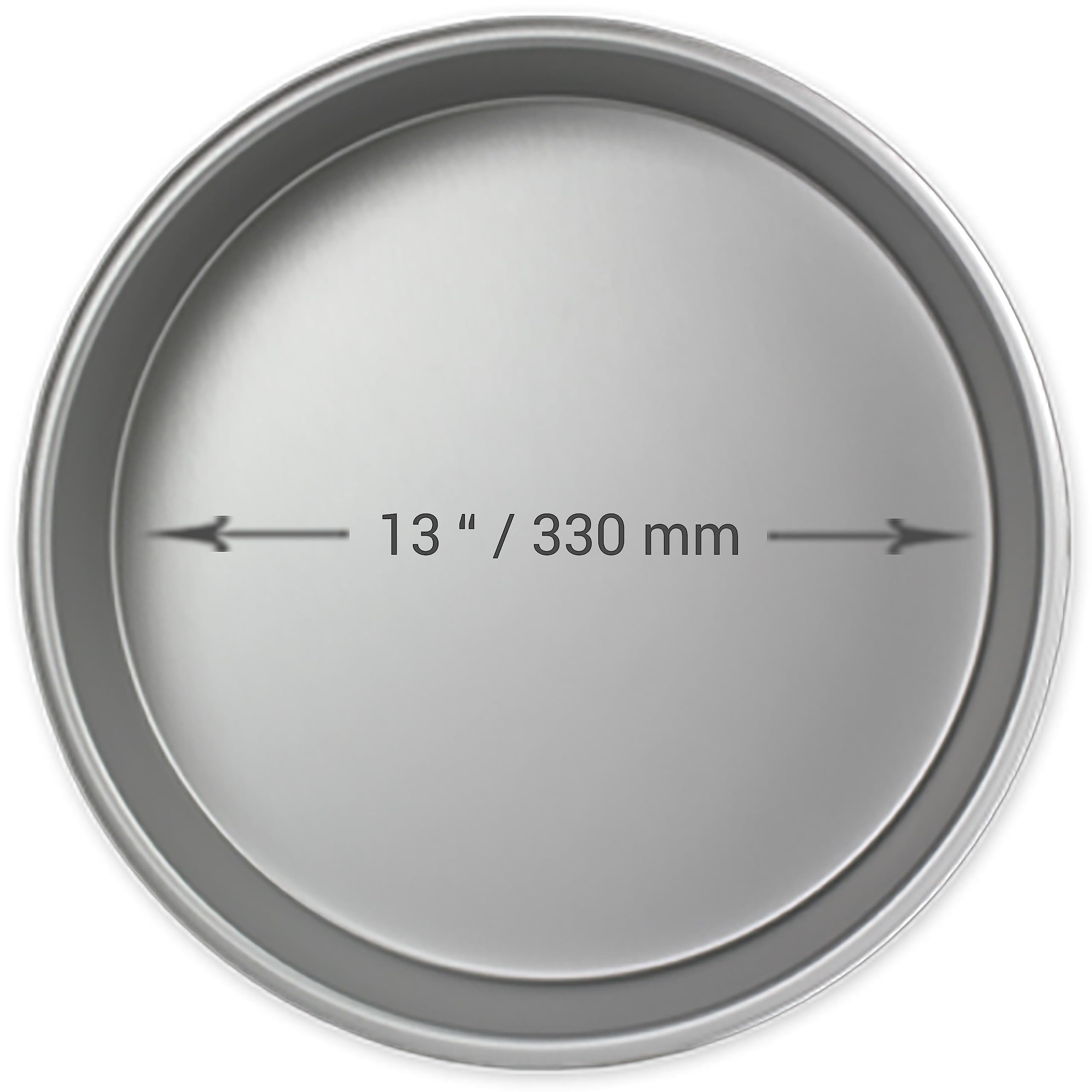 PME Aluminium-Runde Kuchenform 330 x 50mm