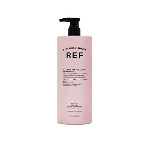 REF Haarpflege REFERENCE OF SWEDEN Illuminate Color Shampoo 1000 ml Stärkendes Shampoo zur Anwendung auf coloriertem und natürlichem Haar Enthält Bio-Acai-Öl und Quinoa-Protein 33,81 Fl Oz