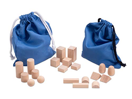 Betzold 85761 - Geheimnisvoller Beutel - Montessori-Lernmaterial Sinnesmaterial Holzspiel