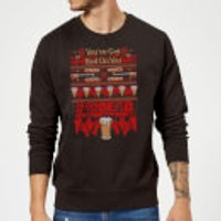 Shaun Of The Dead Youve Got Red On You Christmas Pullover - Schwarz - XL - Schwarz