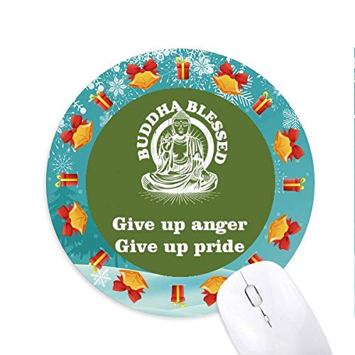 Wut Stolz Besitz Zurückhaltung Mousepad Rund Gummi Maus Pad Weihnachtsgeschenk